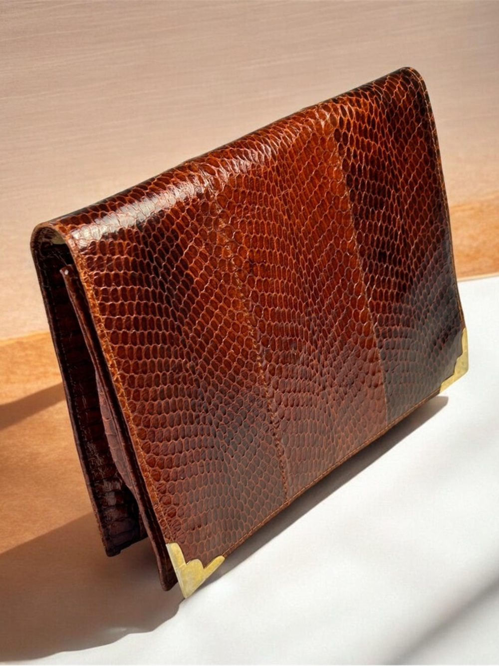 Vintage Snakeskin Shoulder/Clutch Bag